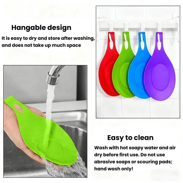 Tappetino da cucina LsCook in PP per alimenti, resistente all'olio e al calore, ideale come tappetino per spatola.
