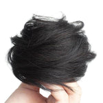 Chignon da donna per parrucca, anello per capelli, accessorio per acconciature semplici, chignon realistico, Straight Hair Brown Black, Straight Hair Black, Straight Hair Dark Brown, Straight Hair Light Brown, Curly Hair Brown Black, Curly Hair Black  ...