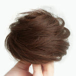 Chignon da donna per parrucca, anello per capelli, accessorio per acconciature semplici, chignon realistico, Straight Hair Brown Black, Straight Hair Black, Straight Hair Dark Brown, Straight Hair Light Brown, Curly Hair Brown Black, Curly Hair Black  ...