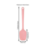 Set di 2 pezzi LsCook: spatola in silicone alimentare a doppio uso, coltello da burro e spatola per glassa per torte., Large T-shaped Large Round Hole 38g