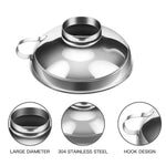 Set da 3 pezzi LsCook in acciaio inox: imbuto a bocca larga, imbuto per marmellata a bocca grande