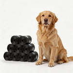 Rotoli di ricambio per sacchetti per escrementi di cane, a prova di perdite, ecologici, senza profumo, con un simpatico design a impronta di zampa, 1,2 cm, seta., 10 Rolls/150 Bags, 20 Rolls/300 Bags