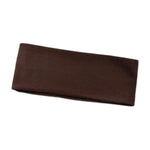 Fascia sportiva a righe lavorata a maglia, 18,5 x 8 cm, con bordo largo, ideale per lavarsi il viso.