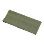 Fascia sportiva a righe lavorata a maglia, 18,5 x 8 cm, con bordo largo, ideale per lavarsi il viso.