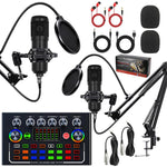 Kit microfoni condensatore BM800 con scheda audio F998