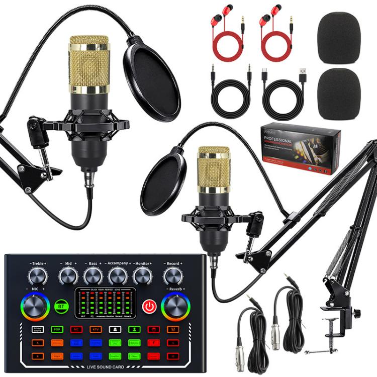 Kit microfoni condensatore BM800 con scheda audio F998