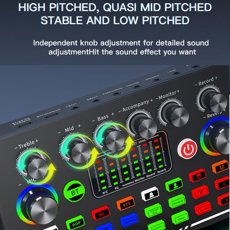 Kit microfoni condensatore BM800 con scheda audio F998