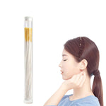 60 pezzi/confezione di fili monouso per la pulizia dei fori dell'orecchio, per eliminare gli odori e per la cura post-piercing.