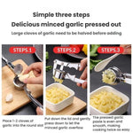 Spremiaglio in lega di alluminio, spremiaglio manuale a tirante, LsCook Large 4 In 1