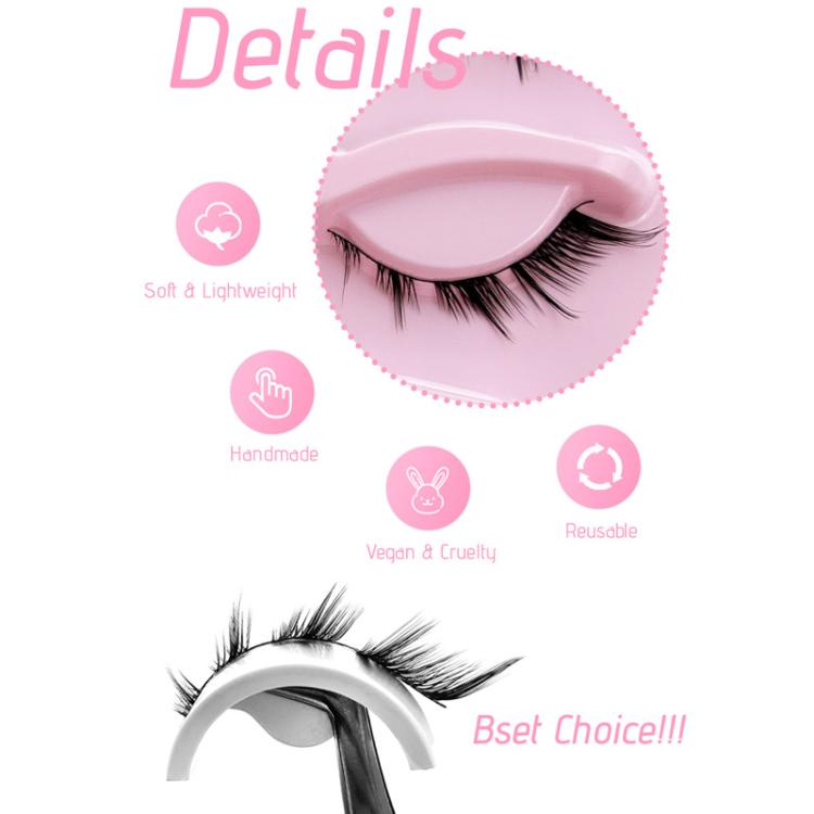 5 paia di ciglia finte volumizzanti oblique a forma di occhio di volpe, con estremità allungate e stelo nero, ideali per il trucco da palcoscenico., AQ-02