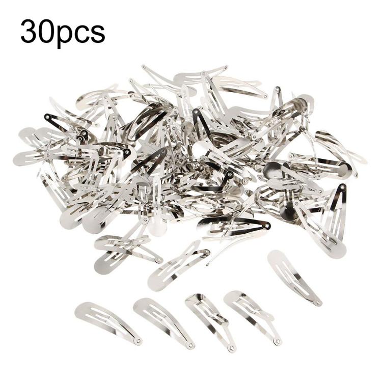 30 fermagli per capelli in metallo, accessorio per trucco e capelli, clip minimalista