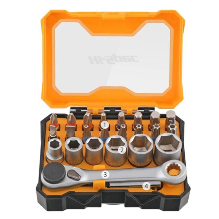 Set di cacciaviti a cricchetto multifunzionali, kit di cacciaviti a taglio Phillips Torx triangolari, Hi-Spec 32pcs / set A, Hi-Spec 32pcs / set B, Hi-Spec 24pcs / set