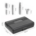 Set di punte per cacciavite in acciaio al cromo vanadio, punte a croce, esagonali e a fiore con intaglio., 100pcs / set, Hi-Spec 101pcs / set, 24pcs / set, 50pcs / set, 105pcs / set