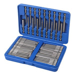 Set di punte per cacciavite in acciaio al cromo vanadio, punte a croce, esagonali e a fiore con intaglio., 100pcs / set, Hi-Spec 101pcs / set, 24pcs / set, 50pcs / set, 105pcs / set
