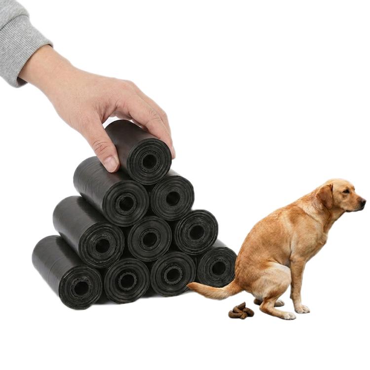 15 sacchetti/rotolo Sacchetti portatili per rifiuti di animali domestici per la pulizia esterna, 22x30cm
