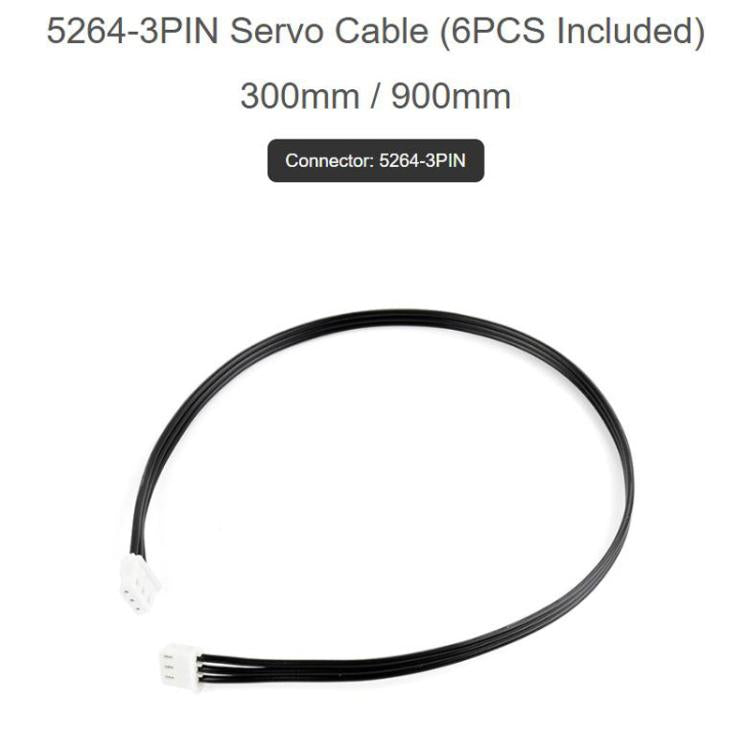Cavo servo 5264-3PIN compatibile con servomotori serie ST SC CF