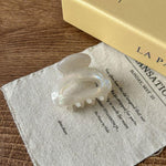 Piccole mollette per capelli da donna, antiscivolo, in acetato effetto tartaruga, design vintage francese.