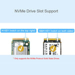 Scheda PCIe a M.2 per Raspberry Pi 5 con audio I2S