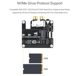 Scheda PCIe a M.2 per Raspberry Pi 5 con audio I2S