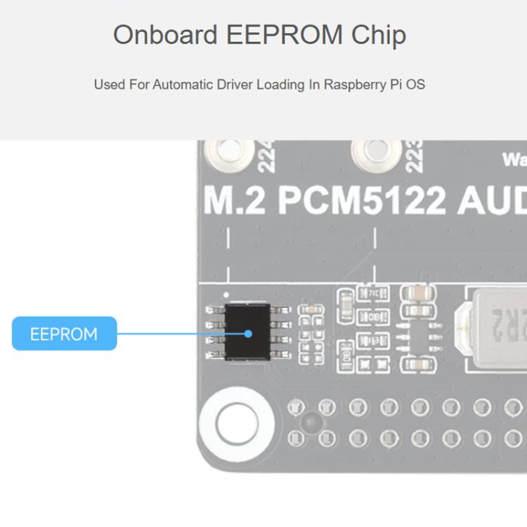 Scheda PCIe a M.2 per Raspberry Pi 5 con audio I2S