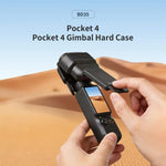 Custodia protettiva per gimbal aMagisn per DJI Osmo Pocket 4 con design a ribalta monoblocco e protezione integrata per joystick 3D.