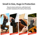 Custodia protettiva per gimbal aMagisn per DJI Osmo Pocket 4 con design a ribalta monoblocco e protezione integrata per joystick 3D.