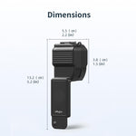 Custodia protettiva per gimbal aMagisn per DJI Osmo Pocket 4 con design a ribalta monoblocco e protezione integrata per joystick 3D.
