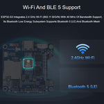 Waveshare 33970 ESP32-S3 Scheda di sviluppo con display AMOLED da 2,16 pollici, supporta doppi microfoni, Wi-Fi a 2,4 GHz e BLE 5, 33970