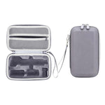 Custodia rigida per DJI Osmo Pocket 4, borsa da viaggio portatile con cinturino da polso e interno in morbida flanella.