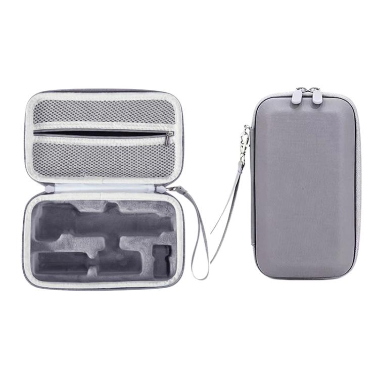 Custodia rigida per DJI Osmo Pocket 4, borsa da viaggio portatile con cinturino da polso e interno in morbida flanella.