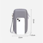 Custodia rigida per DJI Osmo Pocket 4, borsa da viaggio portatile con cinturino da polso e interno in morbida flanella.