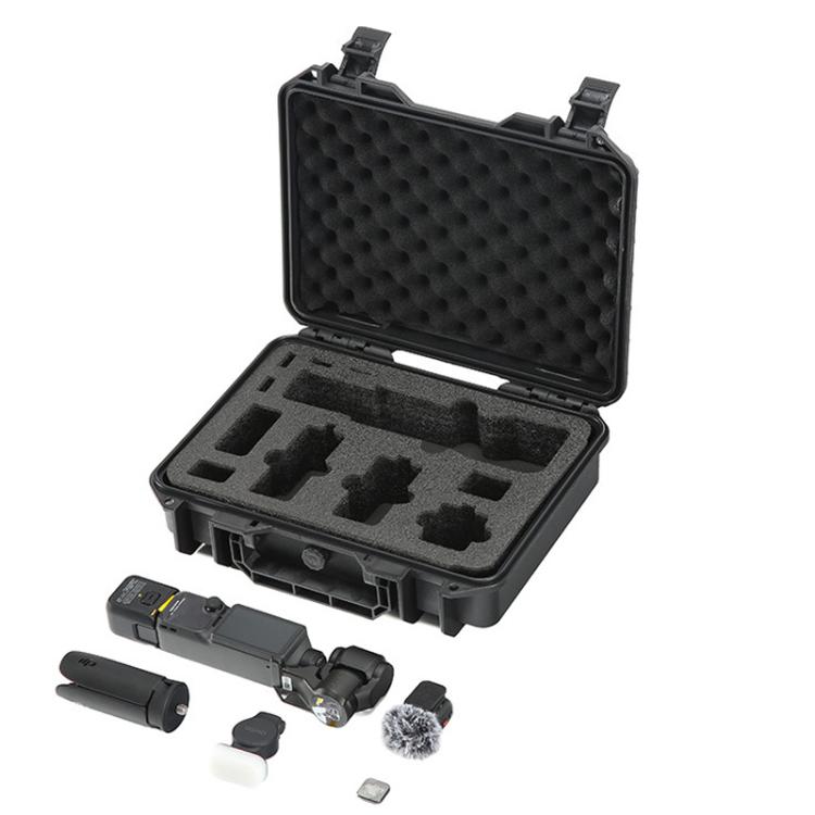 Custodia rigida antideflagrante per DJI Osmo Pocket 4, scatola protettiva con imbottitura in schiuma EVA personalizzata.