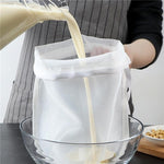 Sacchetto filtro per latte di soia da cucina, filtro ultrafine per succhi di frutta, LsCook 30x45cm 100 Mesh