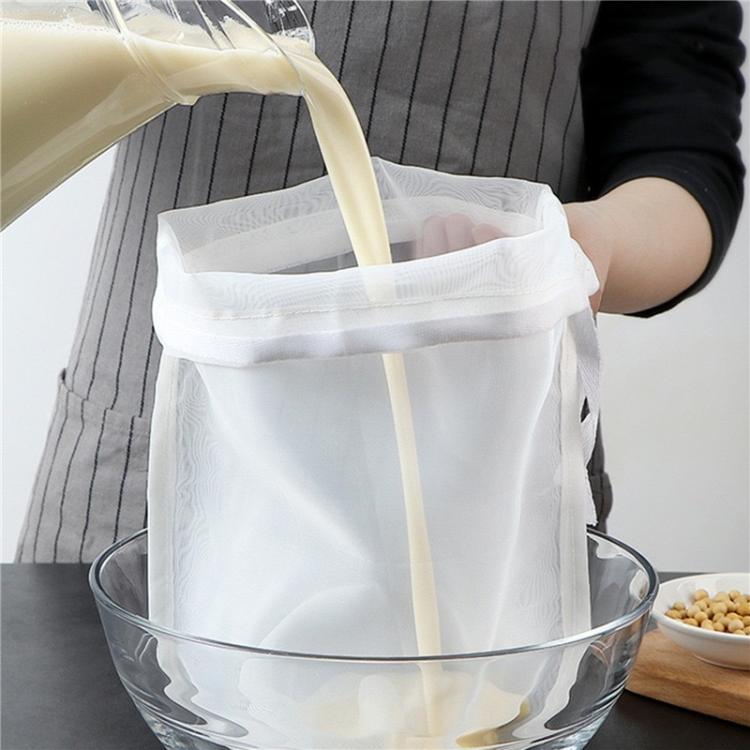 Sacchetto filtro per latte di soia da cucina, filtro ultrafine per succhi di frutta, LsCook 30x45cm 100 Mesh