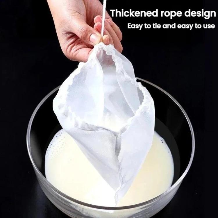 Sacchetto filtro per latte di soia da cucina, filtro ultrafine per succhi di frutta, LsCook 30x45cm 100 Mesh