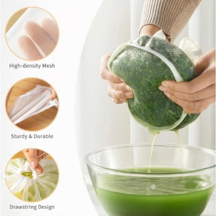 Sacchetto filtro a forma di ciotola per verdure, con coulisse, essiccatore, LsCook Large