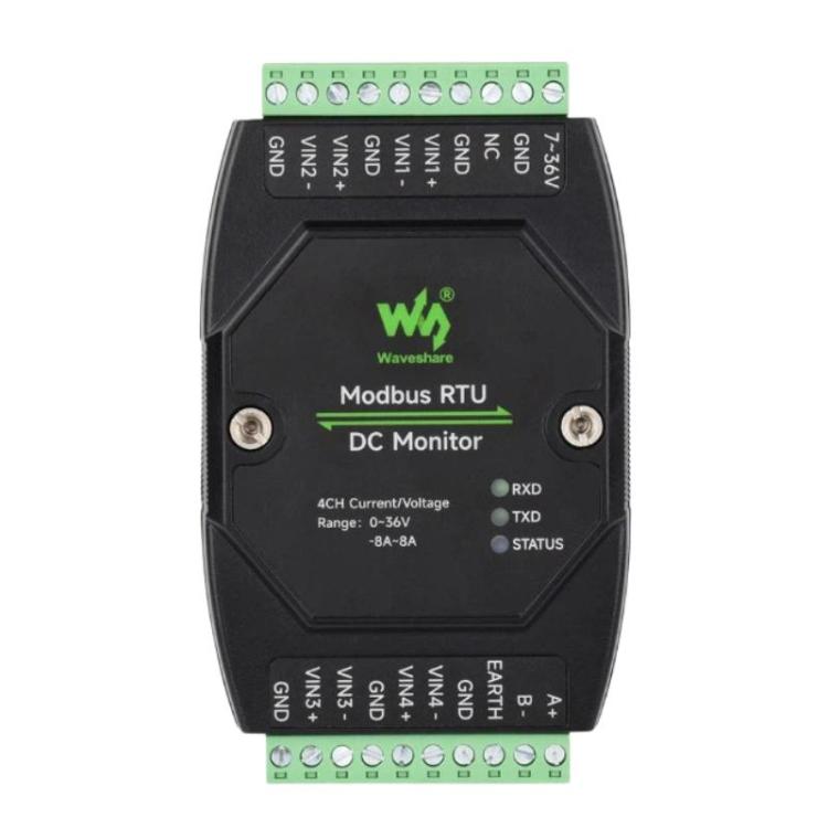 Modulo monitoraggio 4 canali DC 16 bit Modbus RTU