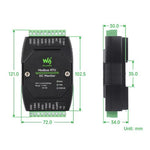 Modulo monitoraggio 4 canali DC 16 bit Modbus RTU