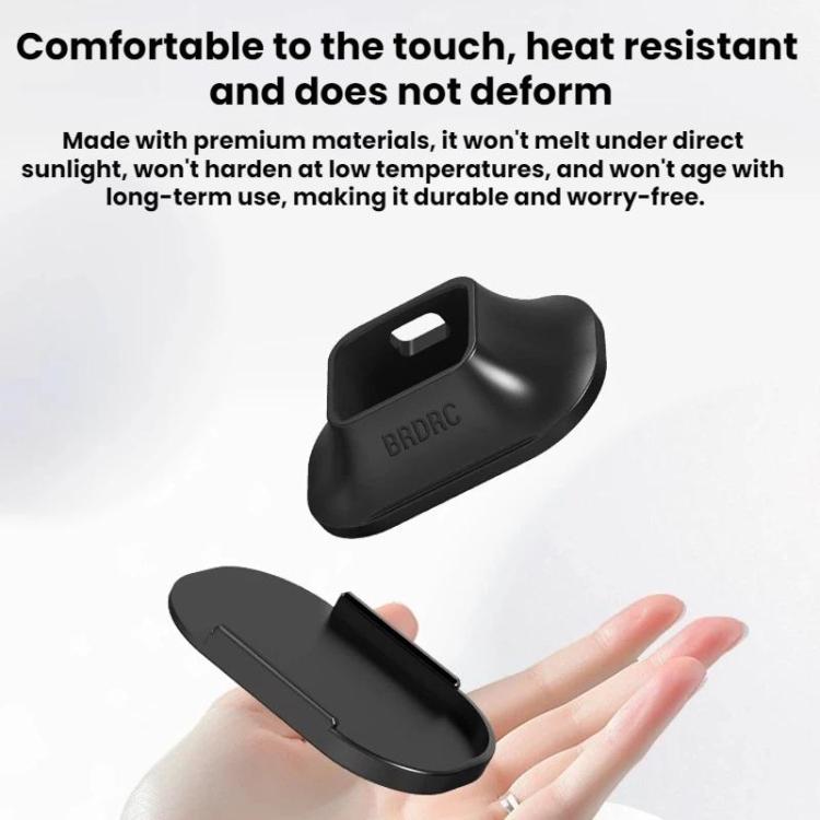 Supporto in silicone BRDRC per auto e scrivania per DJI Osmo Pocket 4 / 3