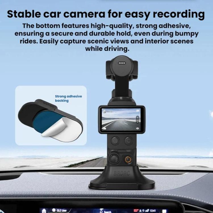 Supporto in silicone BRDRC per auto e scrivania per DJI Osmo Pocket 4 / 3