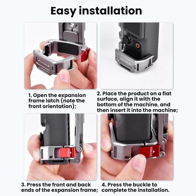 Base magnetica multifunzione Flymile per DJI Osmo Pocket 4/3