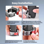 Per DJI Osmo Pocket 4 BRDRC Interfaccia a slitta fredda, staffa di espansione a sgancio rapido, telaio di espansione, For DJI Osmo Pocket 4
