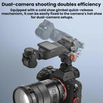 Per DJI Osmo Pocket 4 BRDRC Interfaccia a slitta fredda, staffa di espansione a sgancio rapido, telaio di espansione, For DJI Osmo Pocket 4