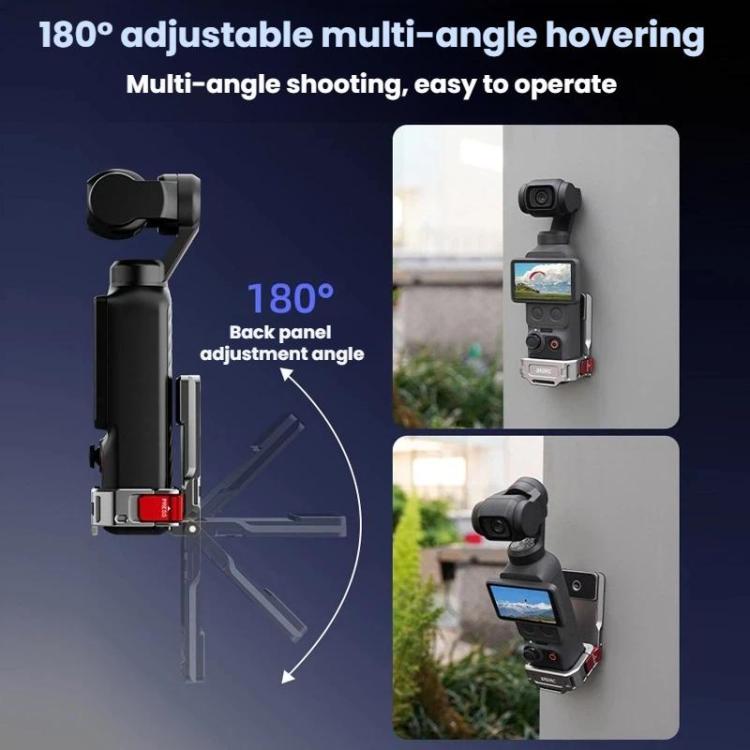 Supporto di estensione con base magnetica multifunzione BRDRC per DJI Osmo Pocket 3 / 4., For DJI Osmo Pocket 3 / 4 Titanium