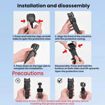 Per DJI Osmo Pocket 4 BRDRC, copriobiettivo display e custodia protettiva per gimbal.