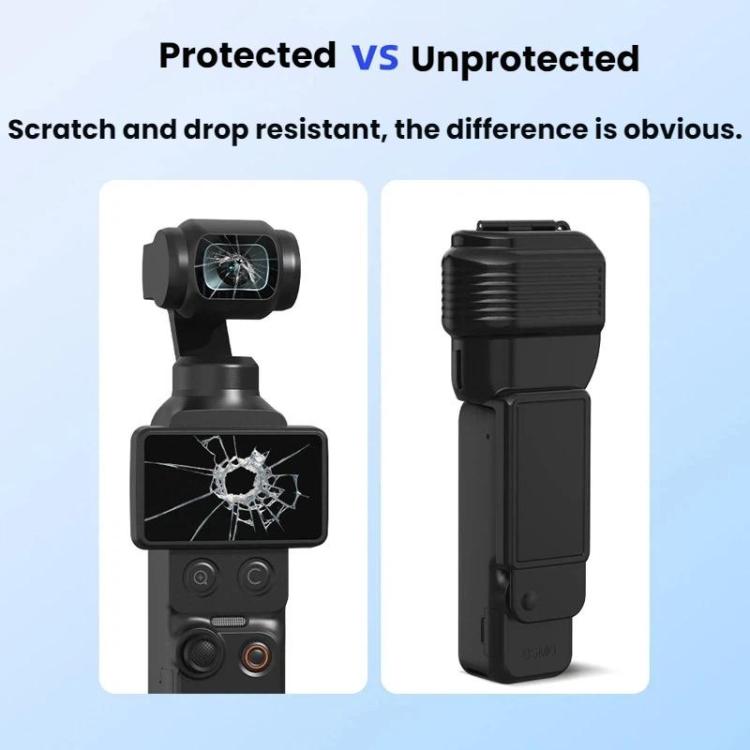 Per DJI Osmo Pocket 4 BRDRC, copriobiettivo display e custodia protettiva per gimbal.