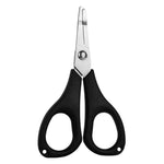 Mini tagliafilo in acciaio inossidabile, pinza apri-occhielli per esche., Black
