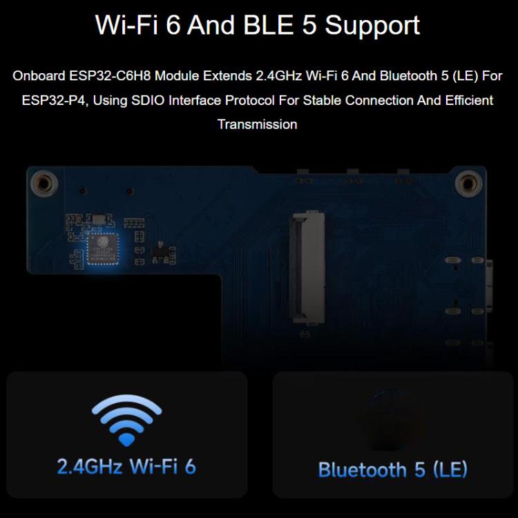 Waveshare ESP32-P4 Scheda sviluppo Smart Vision 3,5 pollici