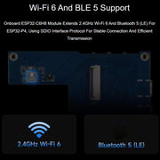 Waveshare 33511 ESP32-P4 Scheda di sviluppo Smart Vision da 3,5 pollici con microfono e altoparlante integrati, supporta Wi-Fi 6 e BLE 5, 33511