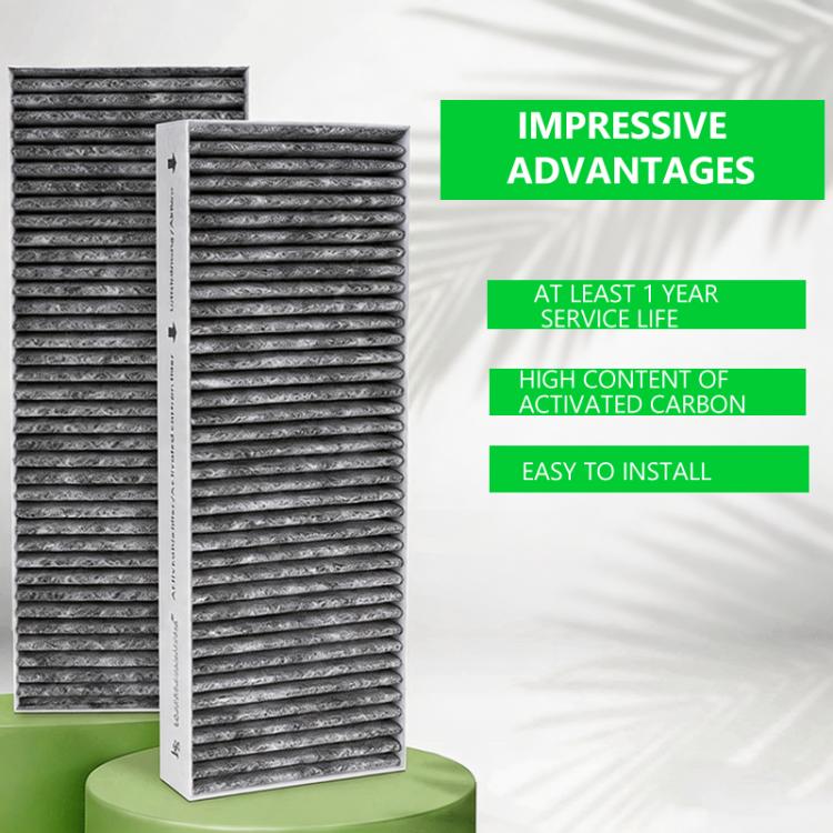 1 paio di filtri a carbone attivo ad alta efficienza per eliminare odori e grassi., For Bora Basic BAKFS-002 Extractor